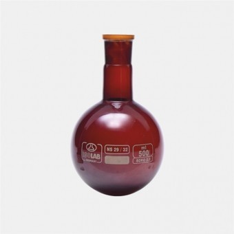 BALON BRUN FUND ROTUND CU SLIF 100 ML NS 29/32 ISOLAB