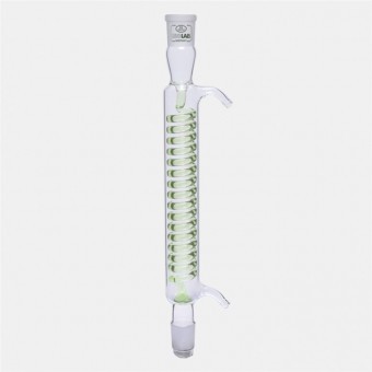 CONDENSATOR CU SPIRALA 400 mm CONEXIUNI STICLA NS 29/32 ISOLAB