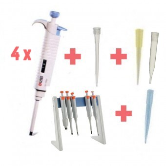 SET MICROPIPETE TOTAL AUTOCLAVABILE 0-5000 MICROLITRI