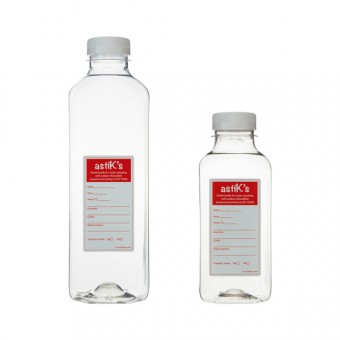 STICLA PROBA PENTRU APA PET STERILA 1000 ML FARA TIOSULFAT