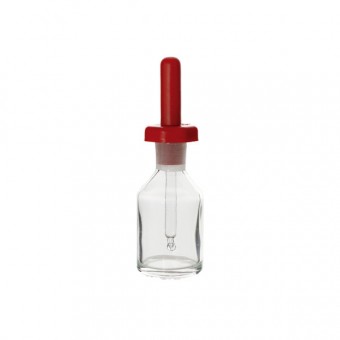 STICLA TRANSPARENTA CU CAPAC TIP PIPETA - 30 ML