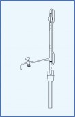 BIURETA PELLET ROBINET LATERAL STICLA SCHELLBACH 10 MLCLASA B